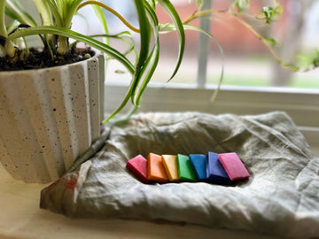 Beeswax Rainbow Rectangle Crayon Set